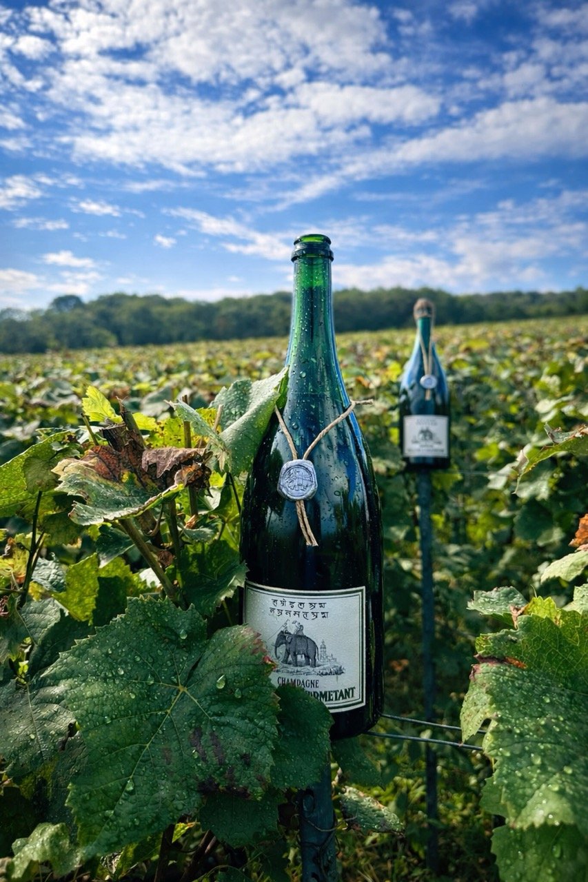 Champagne Challiol & Charmetant vineyard in Vallée de la Marne